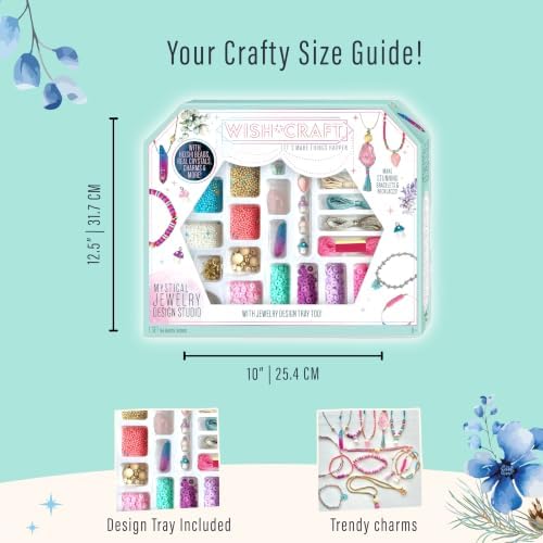 Bright Stripes Wish*Craft Mystical Jewelry Studio DIY Bracelet Kit, Ages 8+ - Image 4
