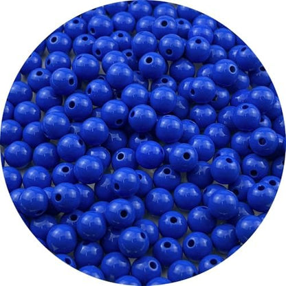 200pcs Acrylic Round Beads for Crafts 10mm Resin Candy Color Spacer Beads with Hole for Jewelry Making Sewing Crafts Decoration Necklaces Bracelets Earrings Supplies(Light Sapphire Blue) by Unknown