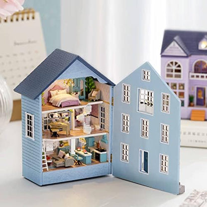 CUTEROOM DIY Miniature House Kit Wooden Craft Gift for Adult-Molan House - Image 3