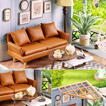 DIY Miniature Dollhouse Kit with Furniture Plus Dust Proof - Image 3