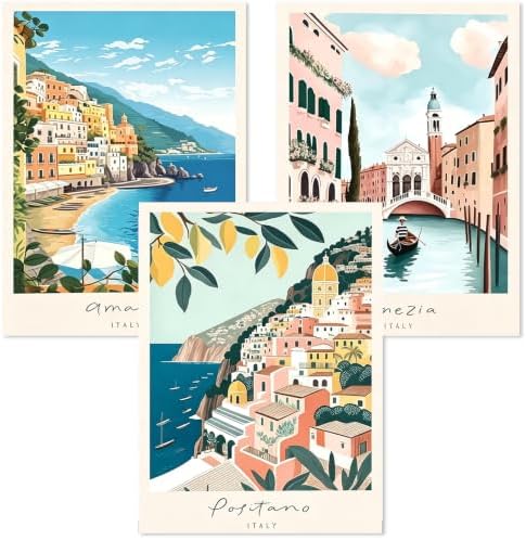 3 Pack Cute Beach Paint by Numbers Kit for Adults Beginner (Without Frame) by KICHANG