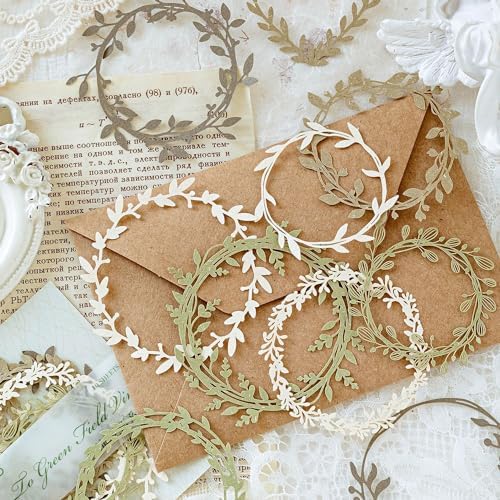 Maxleaf 60PCS Flower Cut Outs Border Card, Frames Decorative Paper - Image 3