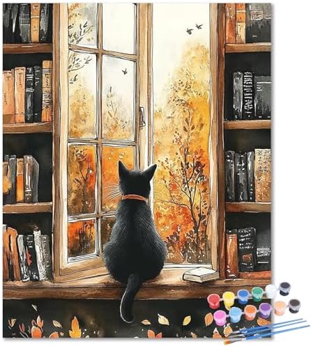 Fall Paint by Numbers Kit for Adults, Paint by Number for Adults 16x20 Inch by Unknown
