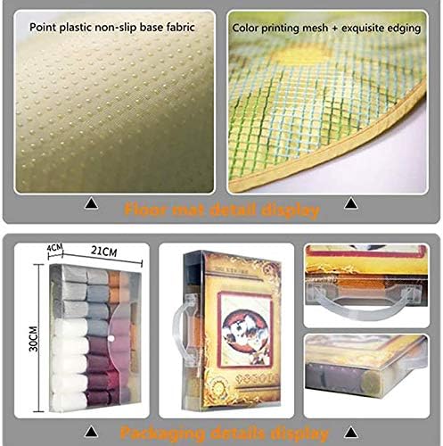 ZFFLYH Latch Hook Kits DIY Crocheting Rug with Animal Pattern Printed Canvas Ornaments Needlework for Kids/Adults 20.5X15 Inch,Elephant - Image 3