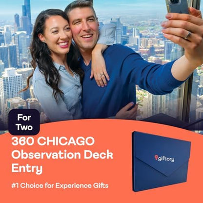 360 Chicago Observation Deck Gift Experience for 2, Date Night Idea - Image 3