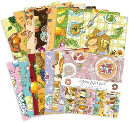 Origami Paper 50 Sheets, 6-Inch Square Double Sided Colored Craft Paper - Image 3