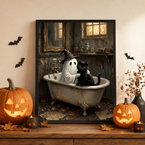 Mandun Halloween Paint by Numbers Kit for Adults, 16x20 inch - Image 2