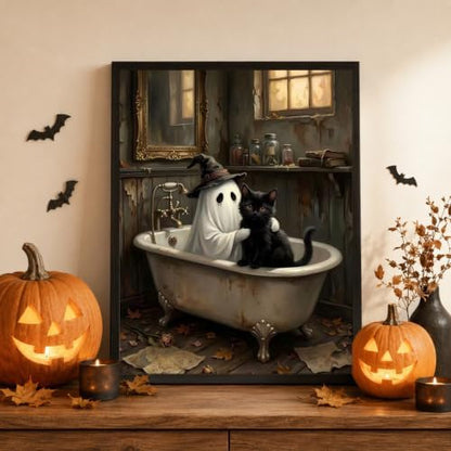 Mandun Halloween Paint by Numbers Kit for Adults, 16x20 inch - Image 2