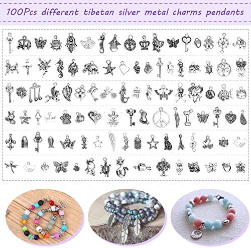 shynek Jewelry Making Kit - Adults Supplies with Tools, Wires, Findings & Charms for Making & Repair - Image 4
