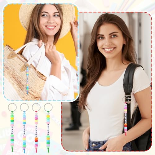 Suncalla 984 Pcs 24 Set Religious Keychain Making Kit Christian Bead Craft - Image 4