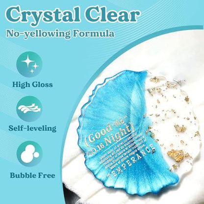 Let's Resin 72OZ Fast Curing Epoxy Resin Kit,Demold in 4 Hours - Image 3