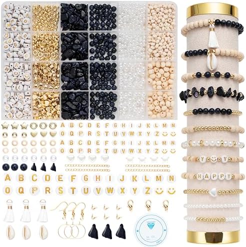 Xylise Jewelry Making Supplies Kit Natural Stone Beads for Irregular Natural Stone with for DIY Craft Bracelet Necklace Earrings for Adults (Purple) by Unknown