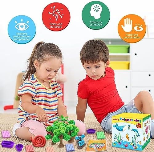IGaiety Polymer Clay Kit for Kids, 110 Colors Oven Bake Clay - Image 5