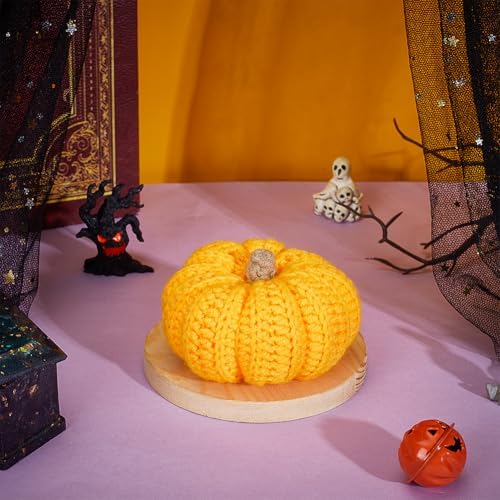 ACRNIGHEET 6PCS Pumpkin Crochet Starter Kit Halloween Crafts Gifts for Adults DIY Crochet Kit for Adults Beginners Knitting Supplies for Beginners with Step-by-Step Instruction and Video Tutorials - Image 5