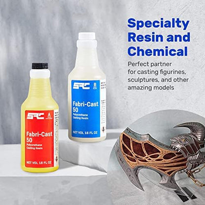 SPRESIN Fabri-Cast 50 Bright White Polyurethane Casting Resin, 32 Oz - Image 3