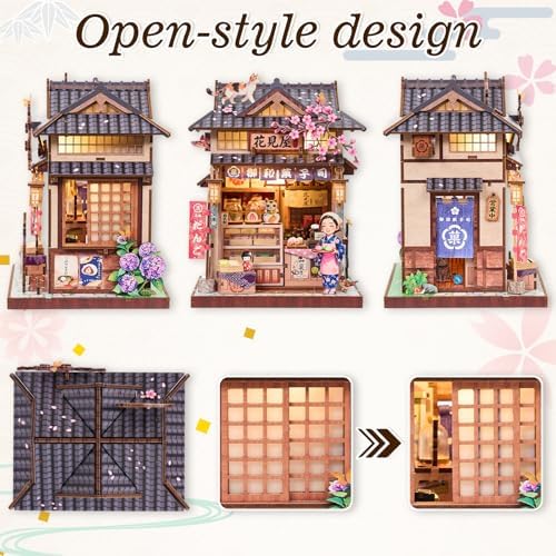 TOYQI Mini House Kit, DIY Miniature Dollhouse Book Nook for Adult - Image 6