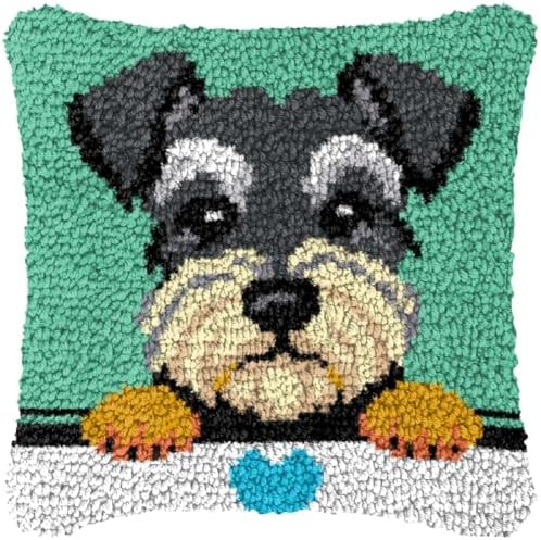 YOOTOM Dog Latch Hook Pillow Kits,Crochet Cushion Making Crafts by YOOTOM