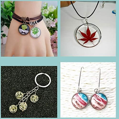 LANBEIDE Silver Pendant Trays for Jewelry Making Kits - Image 2