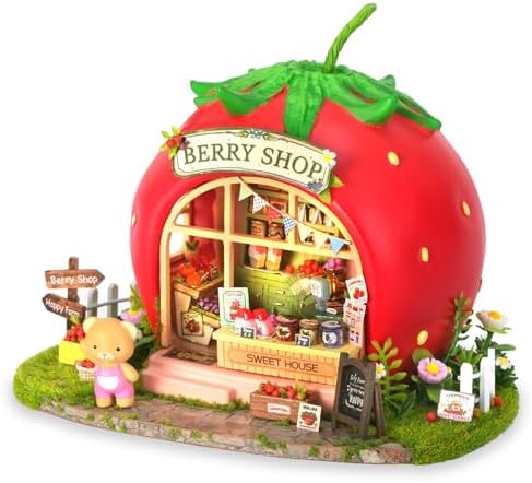 DIY Miniature House Kit with Furniture for Kids Teens Adults Aged 14+ by TuKIIE