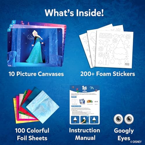 Skillmatics Foil Fun Disney Frozen, Foil Art & Craft Kit, Gift for Kids - Image 3