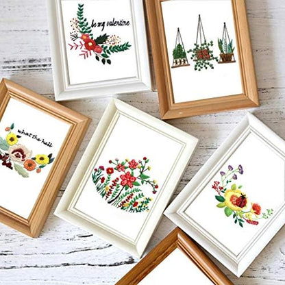 Louise Maelys Floral Embroidery Kit for Beginners Saying DIY Craft - Image 5