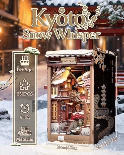 CUTEBEE Book Nook Kit, Japanese DIY Miniature Dollhouse for Adults - Image 2