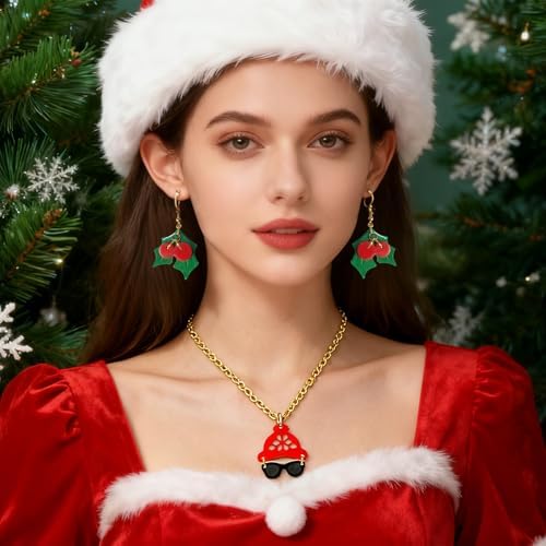 Christmas Themed Resin Earring Molds with Hole and Hooks Rings - Image 7