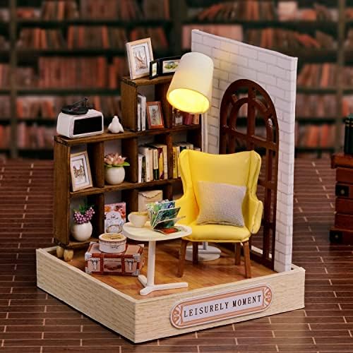 DIY Miniature Dollhouse Kit with Furniture Plus Dust Proof for Teens Adults - Image 2