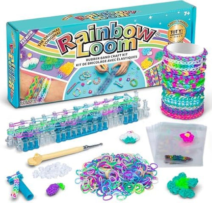 Rainbow Loom Original Rubber Band Bracelet Making Kit with Metal Hook by RainbowLoom