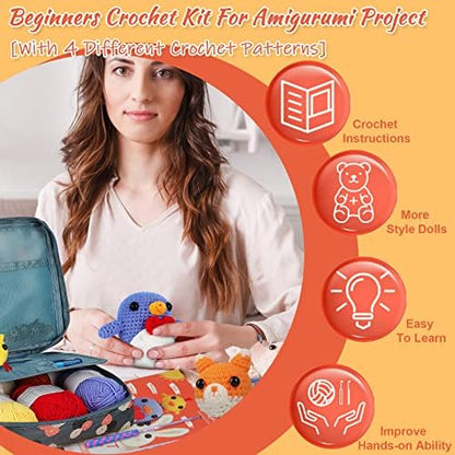 Coopay Crochet Kit for Beginners Adults w/Step-by-Step Tutorial - Image 2