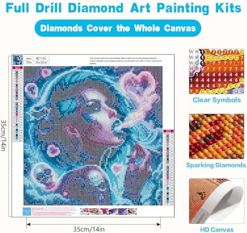 Xylogist Diamond Art Kits for Adults, Gothic Diamond Painting Kits 14x14in - Image 4