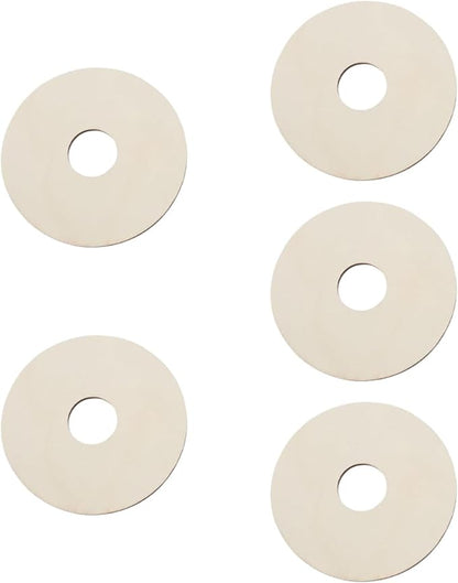 5X Wooden Wick Centering Tool Practical Round Easy Use Manual Tool Candle Wick Stabilizer for Candle DIY Making Home Use, A