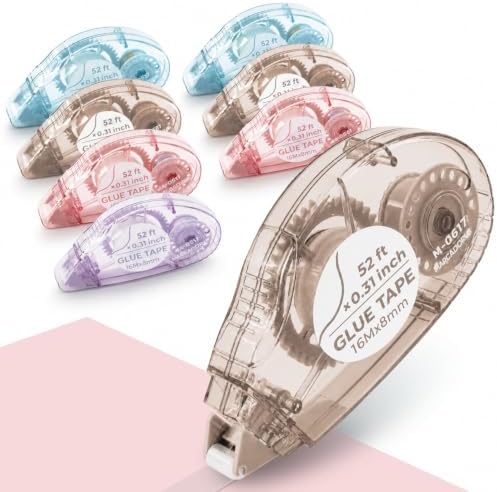 MARCADORUS Double Sided Tape Roller, Scrapbook Tape Runner Extra Long 52Ft by MARCADORUSScrapbookCraftSupplies