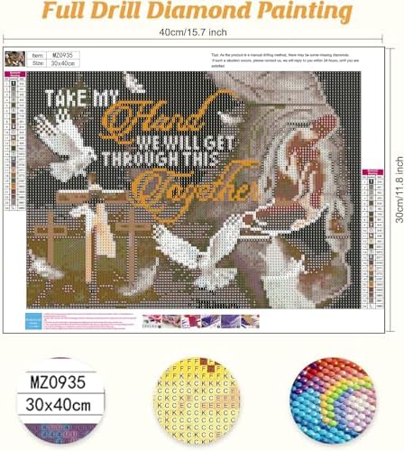 Diamond Art Kits for Adults, Religious Diamond Art Painting Kits for Adults - Image 4