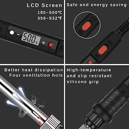 ACRSIKR Wood Burning Kit, LED Display Craft Wood Burning Tool for Adults - Image 3