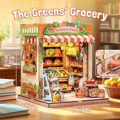 Fsolis Book Nook Kit - DIY Miniature House Kit for Adults - Image 3