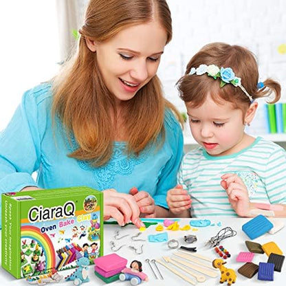 CiaraQ 24-Color Polymer Clay Oven Bake Modeling Kit - Image 6
