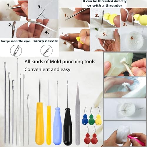 18PCS Candle Punch Tool Professional Candle Wick Needle for Silicone Molds and Candles,Hook Punch Needle Wick for Molds,Candle Making Supplies for Beginner - Image 7