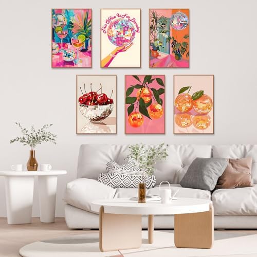 Camocin 6 Pack Paint by Numbers Kit for Adults, Disco Canvas Painting Set - Image 2
