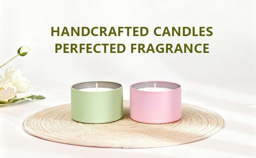 Aroparc Complete Candle Making Kit for Adults, Complete Candle DIY for Beginner - Soy Wax, Scent, Pouring Pot, Wicks and Stickers, Tins, and More - Image 3