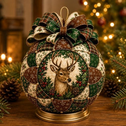 Christmas Classics Patchwork Ornament DIY Kit, Holiday Decorations，Reindeer by Unknown