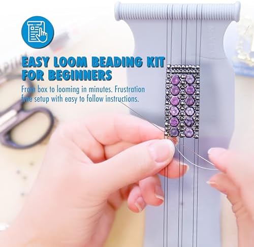 Beadalon Jewelry Weaving Loom Kit - Beadwork Core Set - Jewel Loom - Image 5