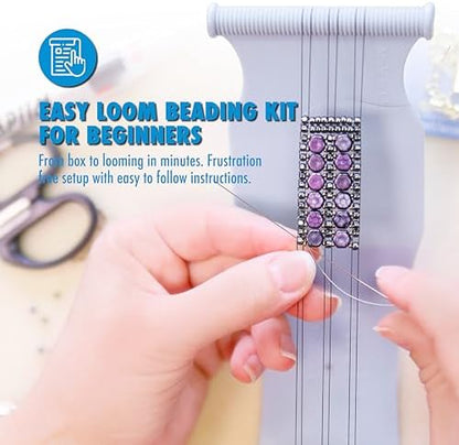 Beadalon Jewelry Weaving Loom Kit - Beadwork Core Set - Jewel Loom - Image 5