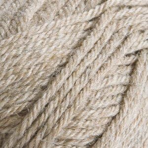 Knit Picks Wool of The Andes Yarn Pack - 10 Skeins of Brown 100% Wool Worsted Weight Yarn (Mink Heather)