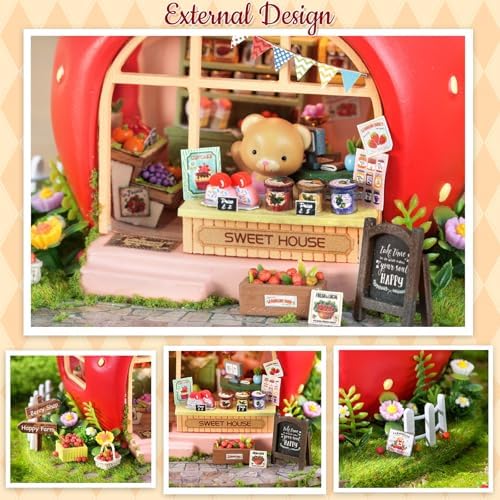 DIY Miniature House Kit with Furniture for Kids Teens Adults Aged 14+ - Image 5