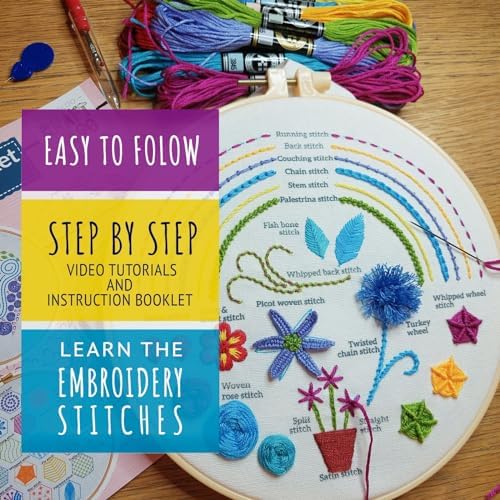 Heart Embroidery Kit for Beginners - Stamped Cross Stitch for Adults - Image 5