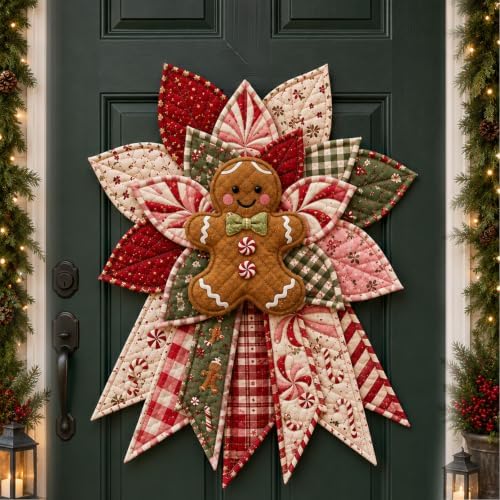 Daily Partner Quilted Christmas Door Hanging DIY Sewing Kit (F) by DailyPartner