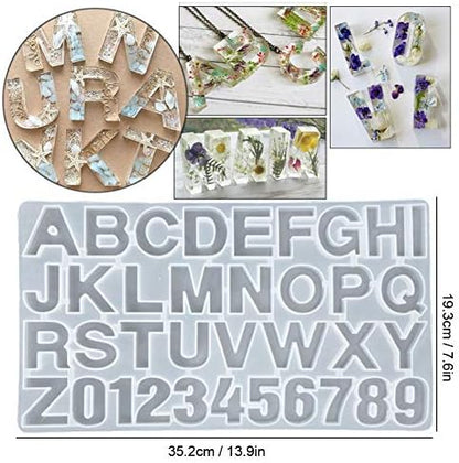 Silicone Mold Resin Jewelry Making Kit, DIY Resin Craft Set with Glitter Powder and Accessories, Reusable Non - for Necklace Pendants and Decor - Image 4