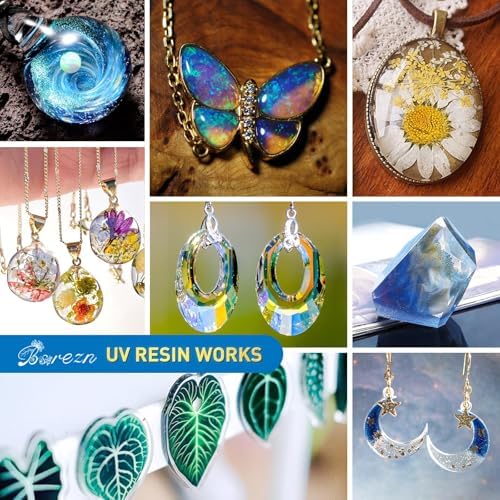 Bsrezn 4000g UV Resin Bulk, Clear UV Epoxy Resin Cure for Jewelry Making - Image 6