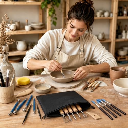 39PCS Pottery Tools Kit, Ceramic Tools, Clay Sculpting Tools (39Pcs) - Image 4